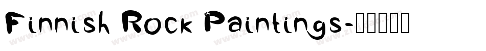 Finnish Rock Paintings字体转换